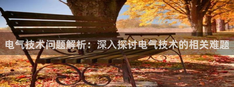凯发是什么意思：电气技术问题解析：深入探讨电气技术